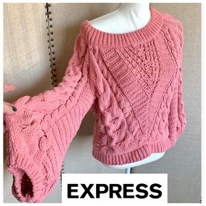 Super-Slouchy Lightweight Open-Weave Sweater Sz S